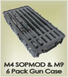M4 SOPMOD & M9 6 Pack Gun Case